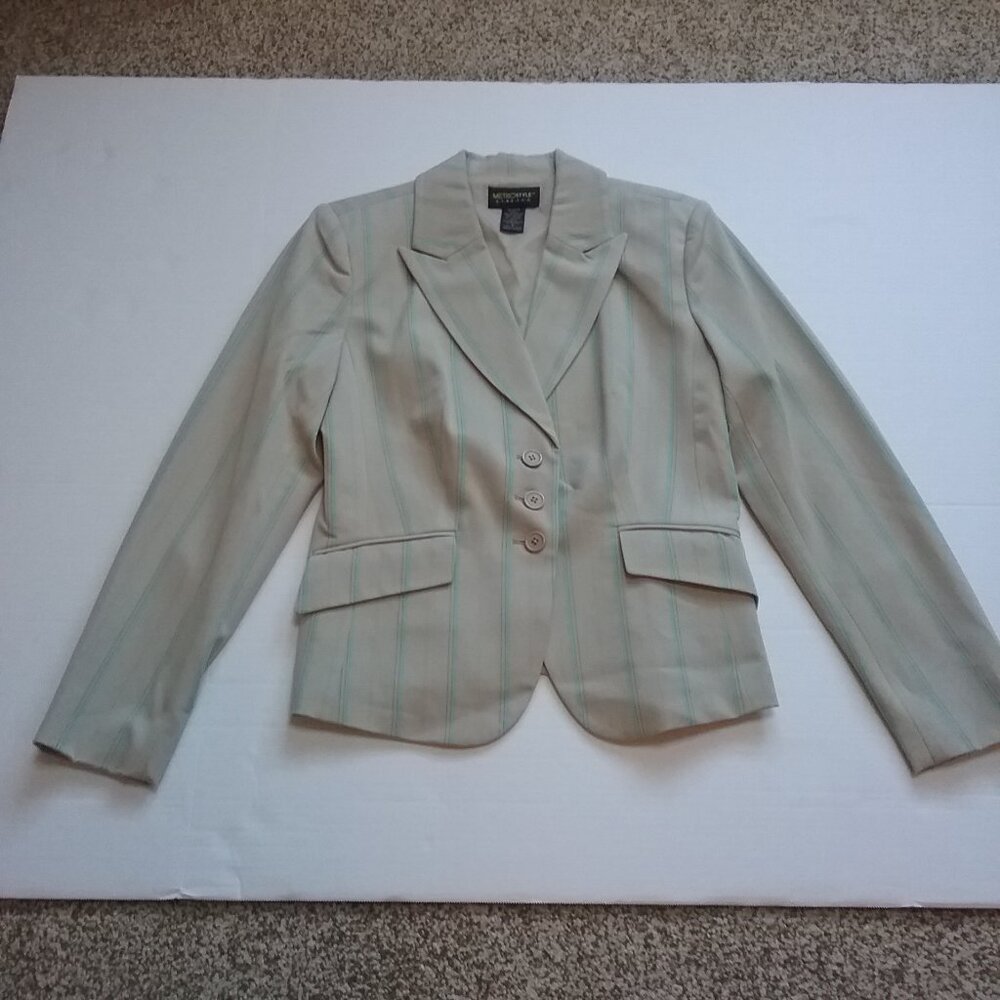 Metrostyle S-T-R-E-T-C-H Stylish Single-Breasted … - image 2